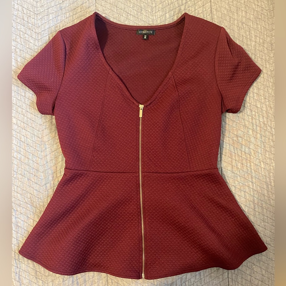 Dynamite Peplum Top